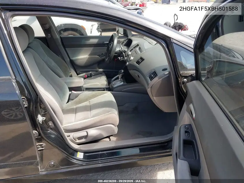 2011 HONDA CIVIC VIN 2HGFA1F5XBH501588 — фото 5