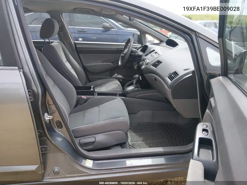 2011 HONDA CIVIC VIN 19XFA1F39BE009028 — фото 5