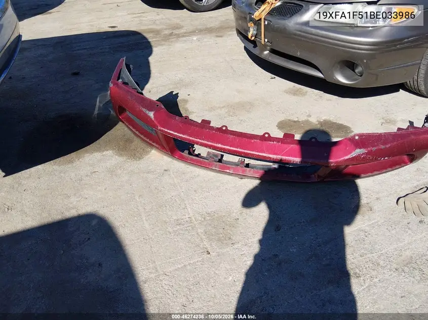 2011 HONDA CIVIC VIN 19XFA1F51BE033986 — фото 12