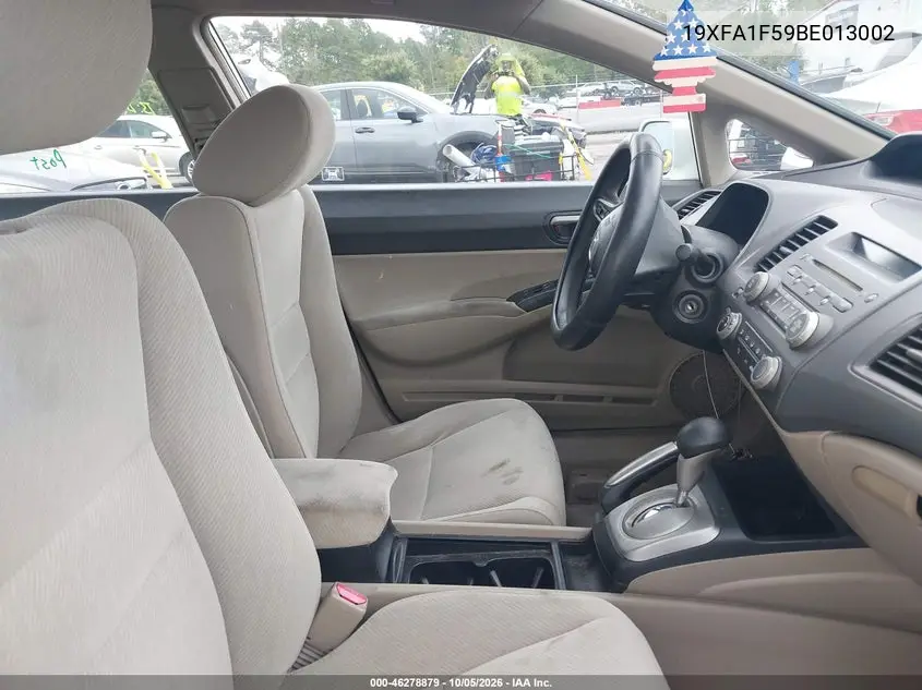 2011 HONDA CIVIC VIN 19XFA1F59BE013002 — фото 5
