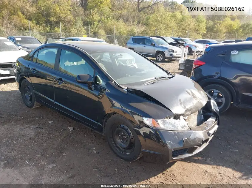 HONDA CIVIC 2011, VIN 19XFA1F50BE026169
