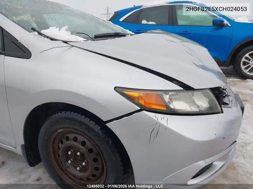 2012 HONDA CIVIC VIN 2HGFB2E5XCH024053 — фото 20