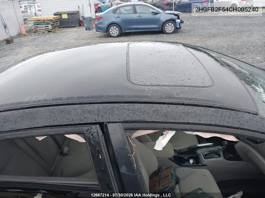 2012 HONDA CIVIC VIN 2HGFB2F54CH005240 — фото 20