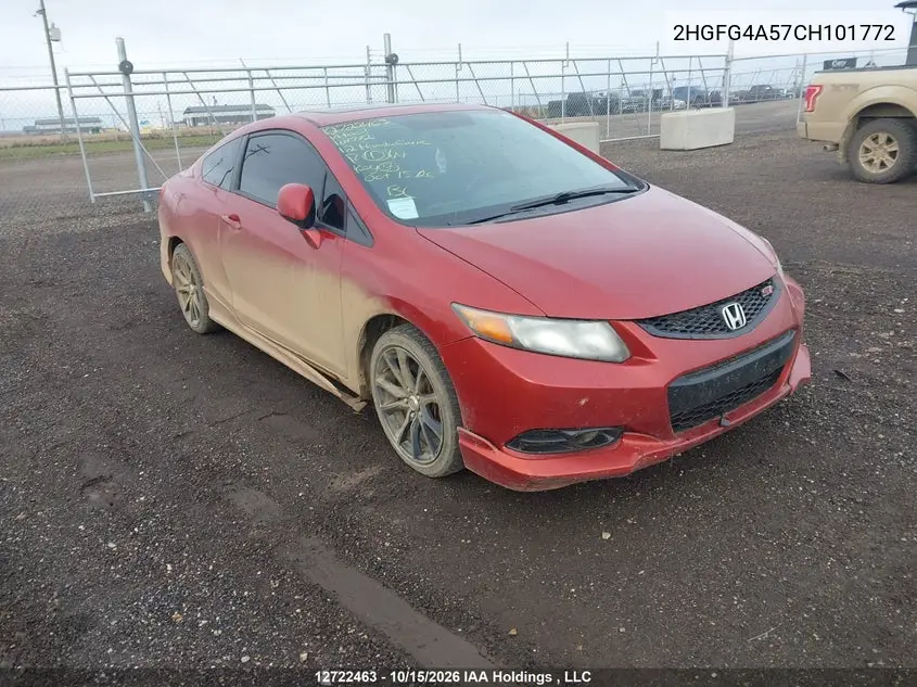HONDA CIVIC 2012, VIN 2HGFG4A57CH101772