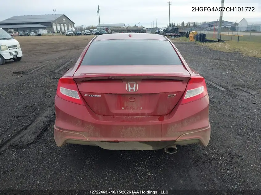 2012 HONDA CIVIC VIN 2HGFG4A57CH101772 — фото 16