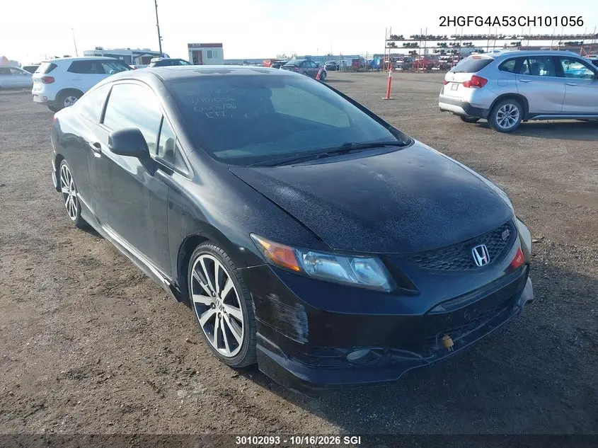HONDA CIVIC 2012, VIN 2HGFG4A53CH101056