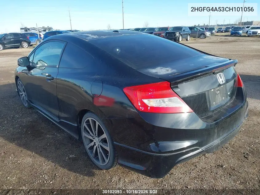 2012 HONDA CIVIC VIN 2HGFG4A53CH101056 — фото 3