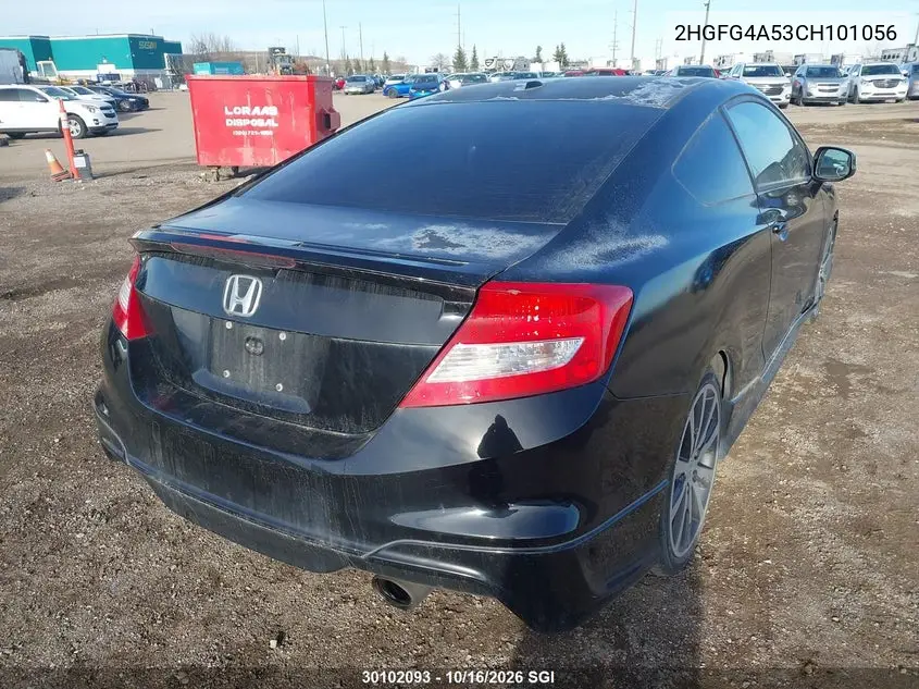 2012 HONDA CIVIC VIN 2HGFG4A53CH101056 — фото 4