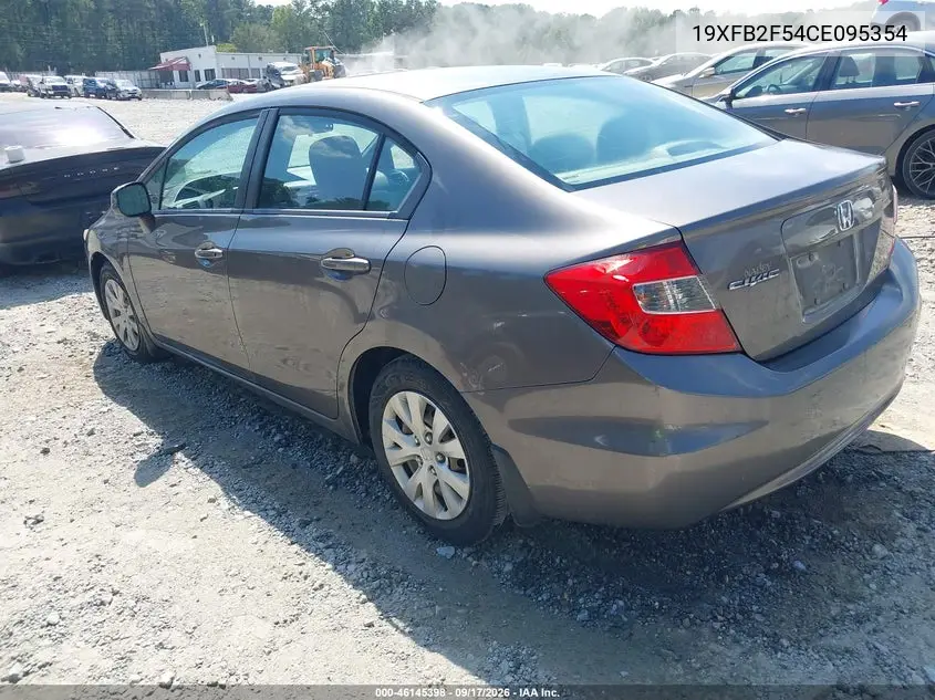 2012 HONDA CIVIC VIN 19XFB2F54CE095354 — фото 3