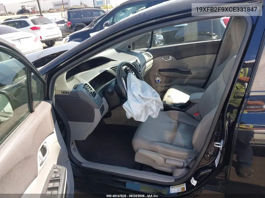 2012 HONDA CIVIC VIN 19XFB2F9XCE331847 — фото 5