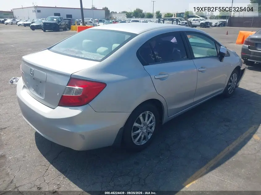 2012 HONDA CIVIC VIN 19XFB2F55CE325404 — фото 4