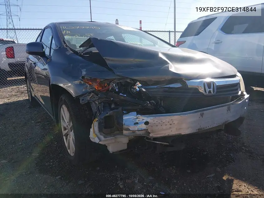HONDA CIVIC 2012, VIN 19XFB2F97CE314844