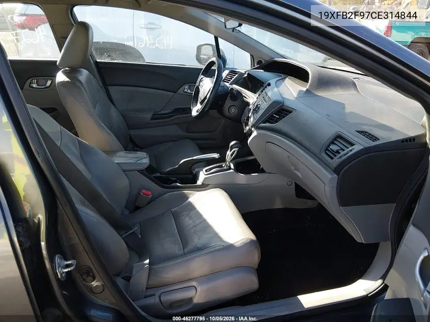 2012 HONDA CIVIC VIN 19XFB2F97CE314844 — фото 5