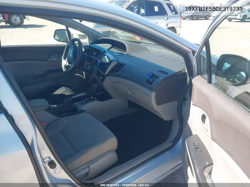 2012 HONDA CIVIC VIN 19XFB2F55CE319733 — фото 5