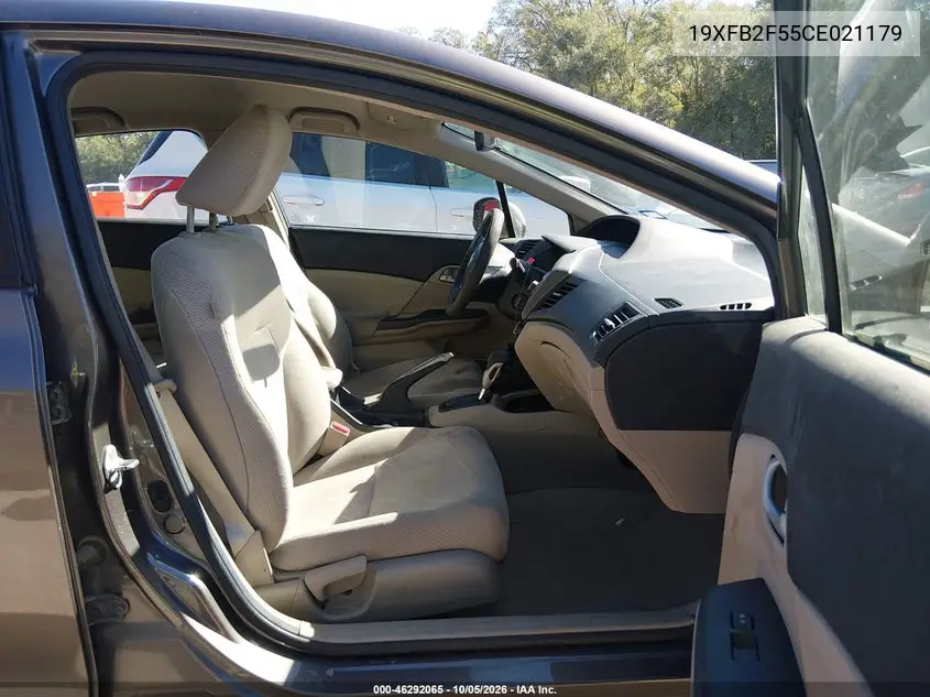2012 HONDA CIVIC VIN 19XFB2F55CE021179 — фото 5