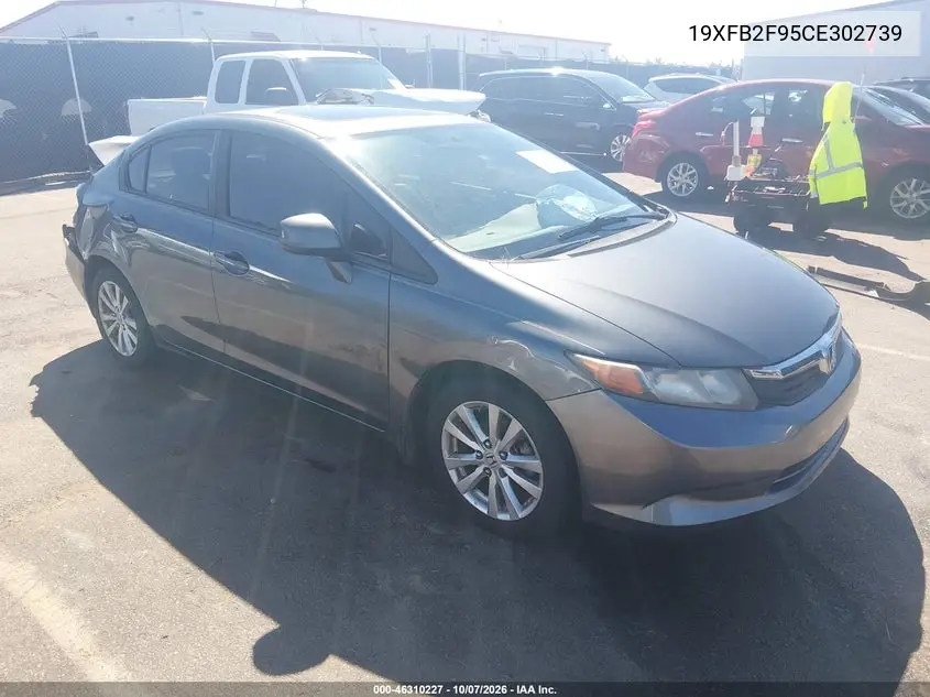 HONDA CIVIC 2012, VIN 19XFB2F95CE302739