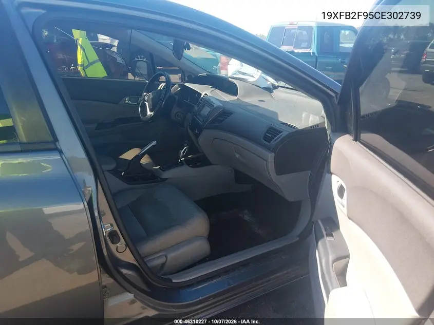 2012 HONDA CIVIC VIN 19XFB2F95CE302739 — фото 5