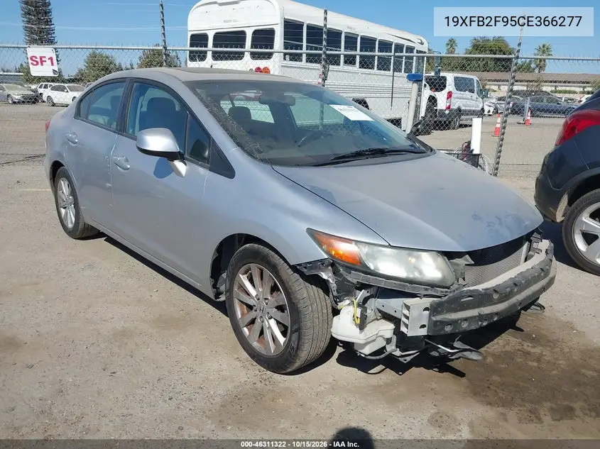 HONDA CIVIC 2012, VIN 19XFB2F95CE366277