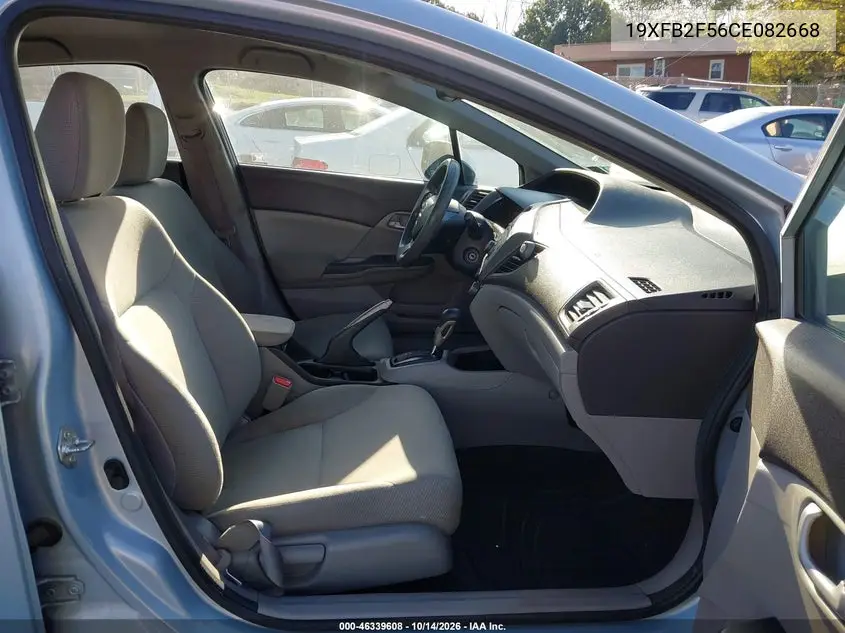 2012 HONDA CIVIC VIN 19XFB2F56CE082668 — фото 5