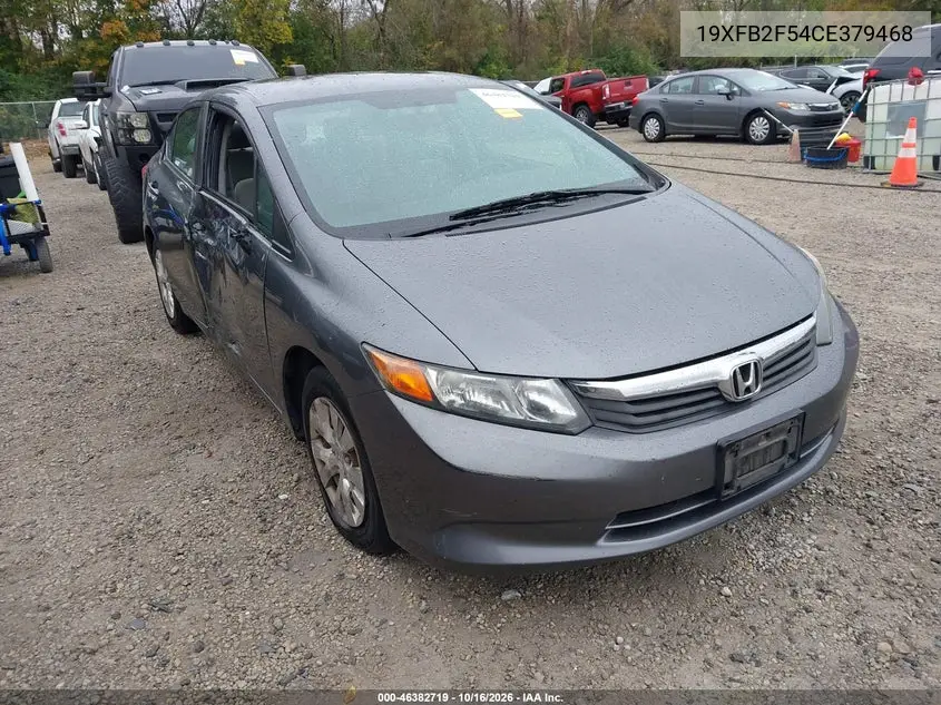 HONDA CIVIC 2012, VIN 19XFB2F54CE379468