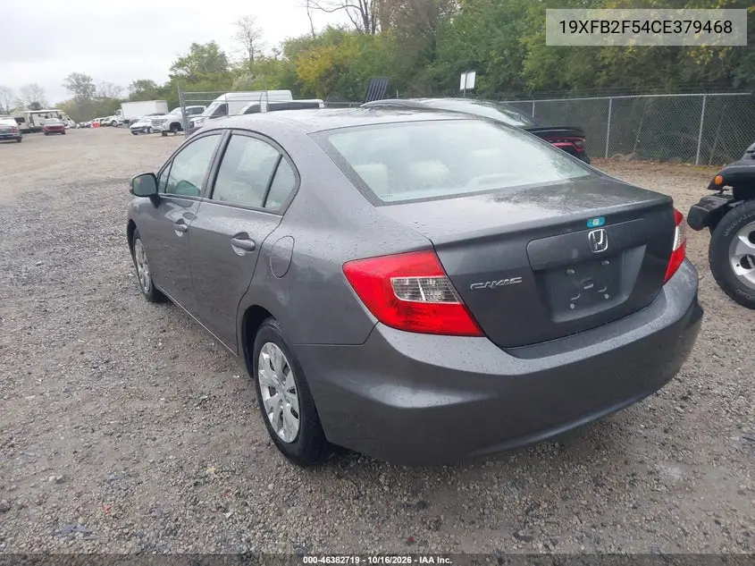 2012 HONDA CIVIC VIN 19XFB2F54CE379468 — фото 3