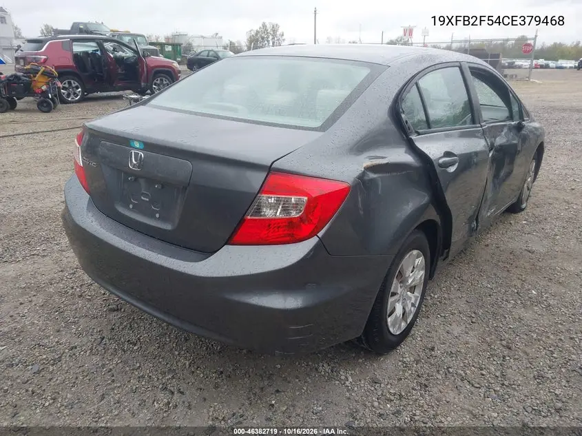 2012 HONDA CIVIC VIN 19XFB2F54CE379468 — фото 4