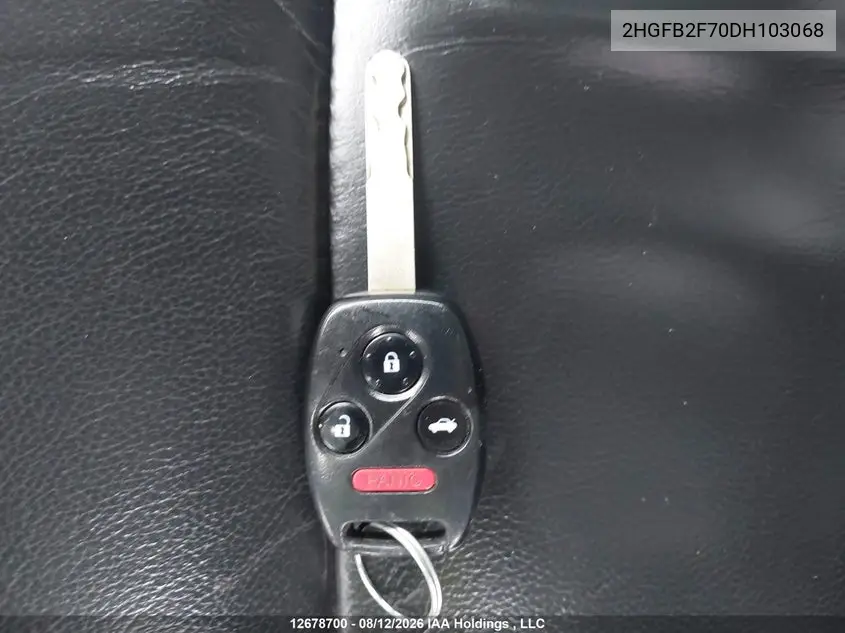 2013 HONDA CIVIC VIN 2HGFB2F70DH103068 — фото 11