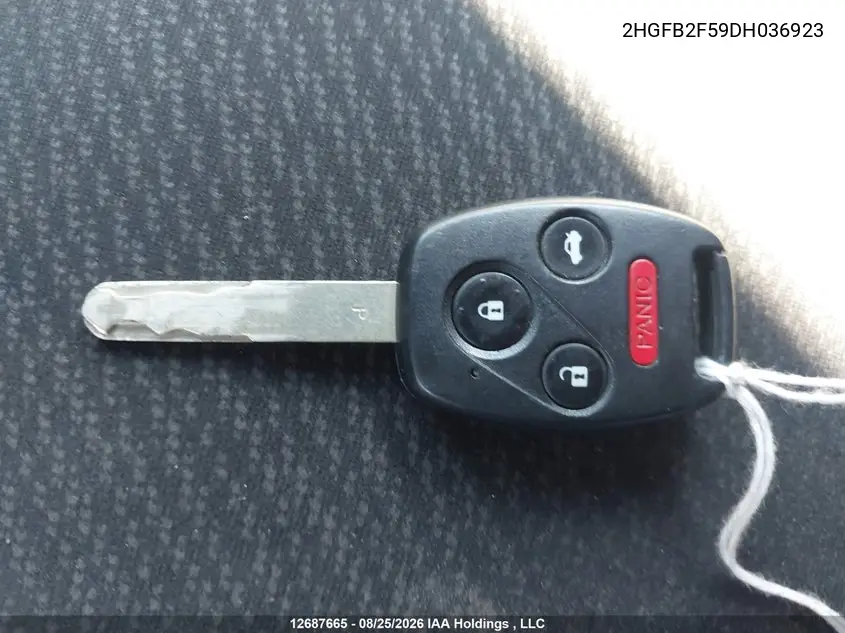 2013 HONDA CIVIC VIN 2HGFB2F59DH036923 — фото 11