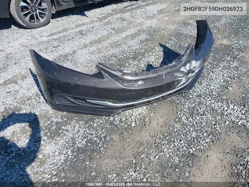2013 HONDA CIVIC VIN 2HGFB2F59DH036923 — фото 12