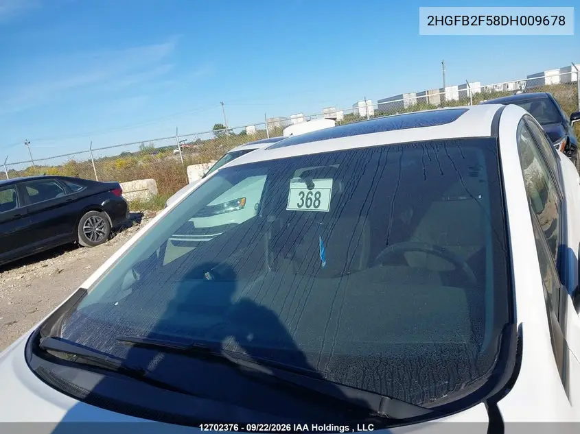 2013 HONDA CIVIC VIN 2HGFB2F58DH009678 — фото 17