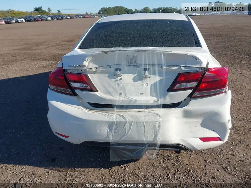 2013 HONDA CIVIC VIN 2HGFB2F48DH029498 — фото 19