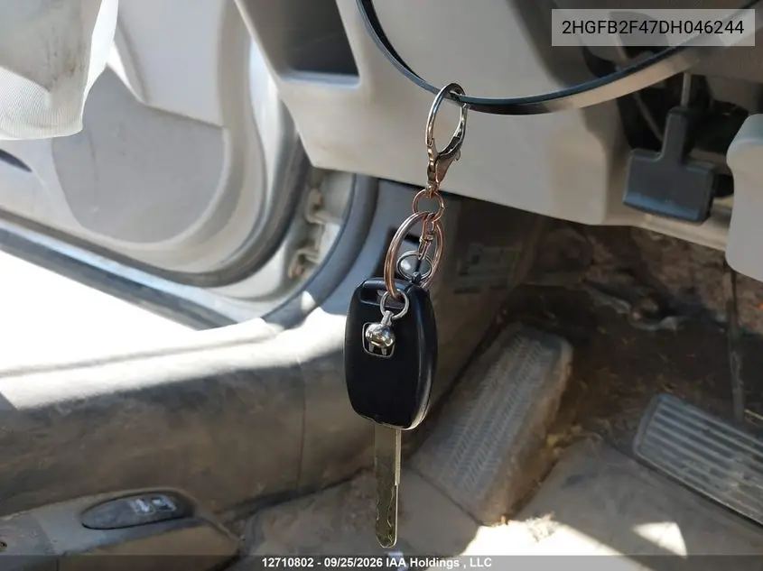 2013 HONDA CIVIC VIN 2HGFB2F47DH046244 — фото 10