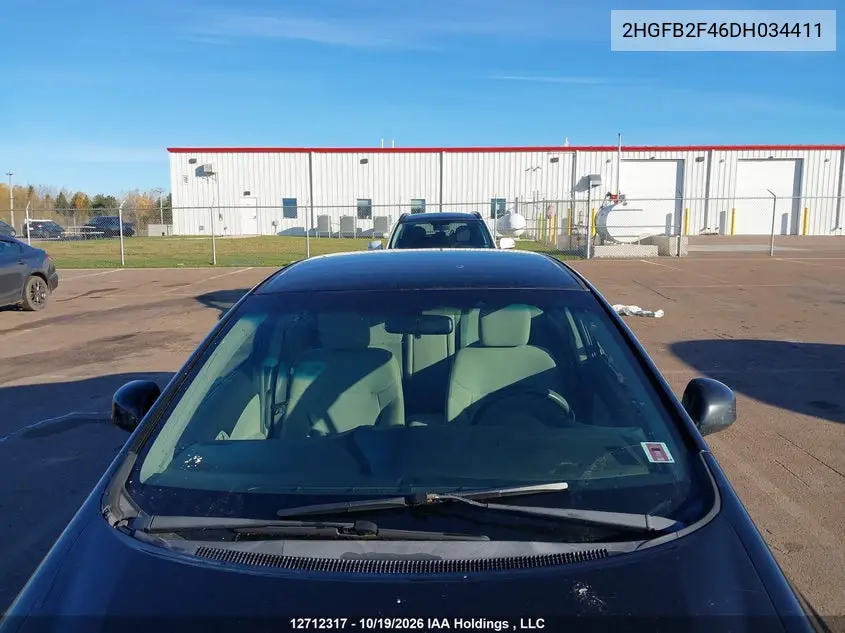 2013 HONDA CIVIC VIN 2HGFB2F46DH034411 — фото 17