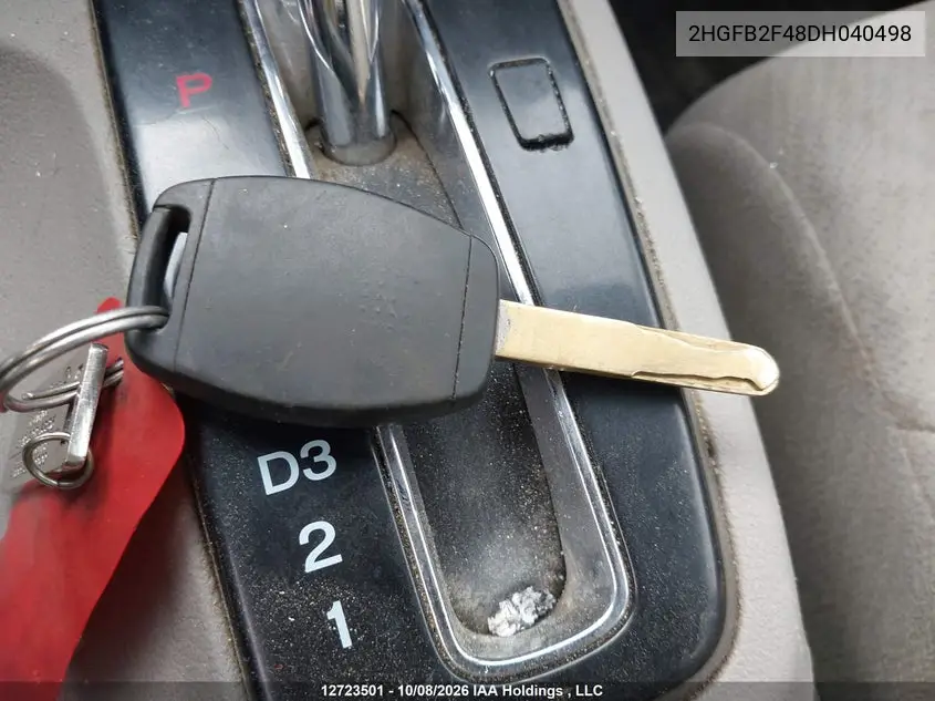 2013 HONDA CIVIC VIN 2HGFB2F48DH040498 — фото 11