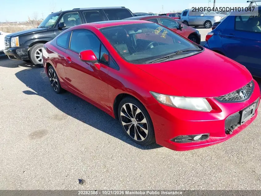 HONDA CIVIC 2013, VIN 2HGFG4A50DH101047