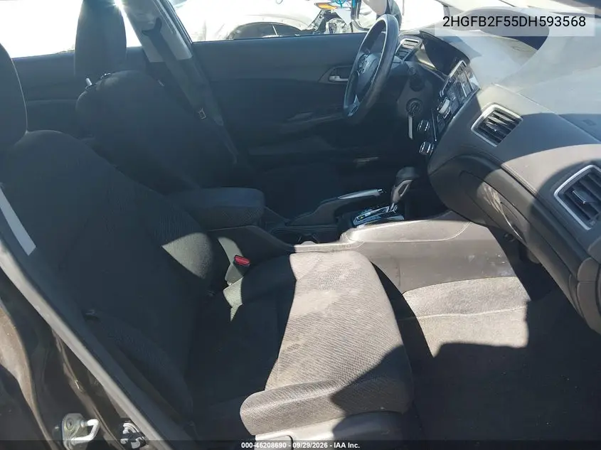 2013 HONDA CIVIC VIN 2HGFB2F55DH593568 — фото 5
