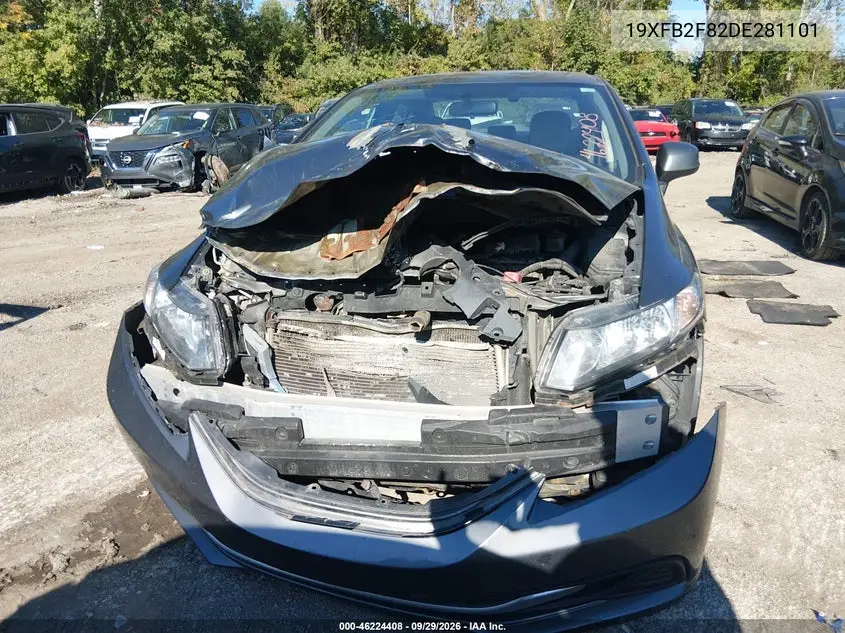 2013 HONDA CIVIC VIN 19XFB2F82DE281101 — фото 12