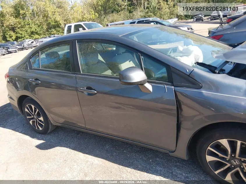 2013 HONDA CIVIC VIN 19XFB2F82DE281101 — фото 13