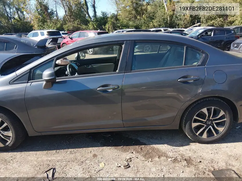 2013 HONDA CIVIC VIN 19XFB2F82DE281101 — фото 14