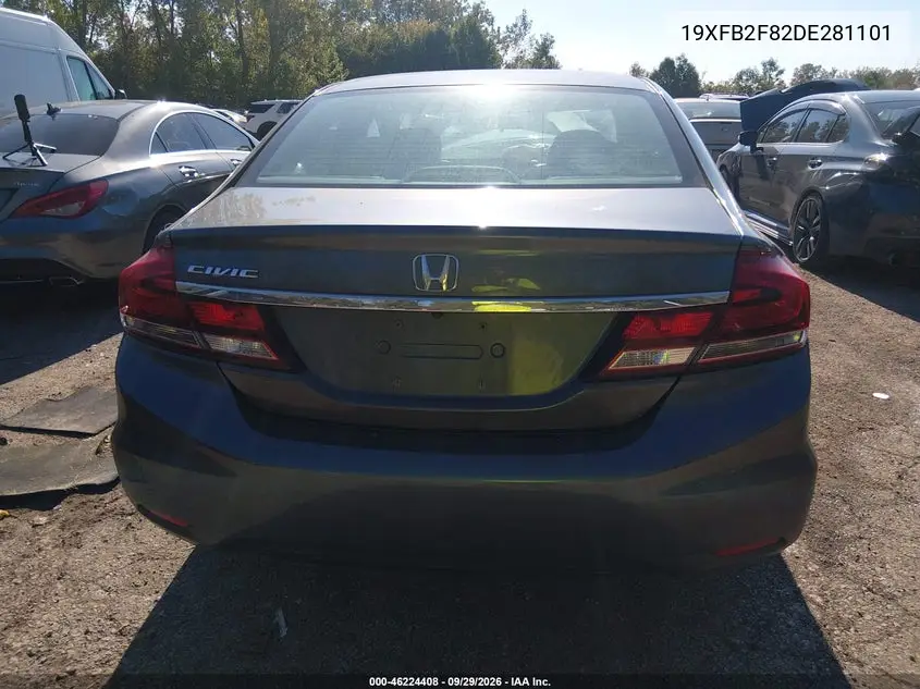 2013 HONDA CIVIC VIN 19XFB2F82DE281101 — фото 16