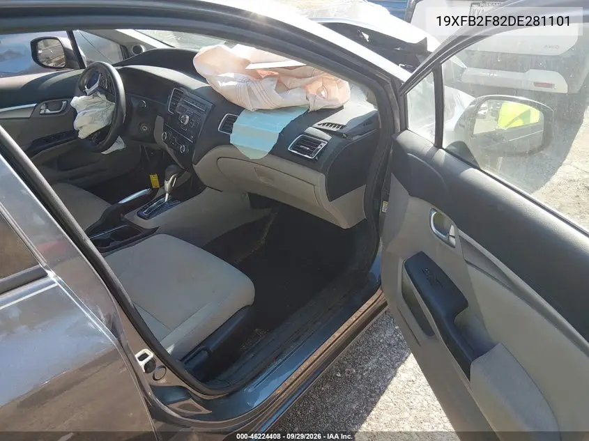 2013 HONDA CIVIC VIN 19XFB2F82DE281101 — фото 5