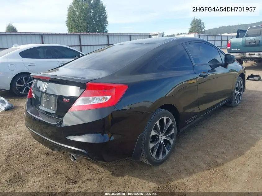 2013 HONDA CIVIC VIN 2HGFG4A54DH701957 — фото 4