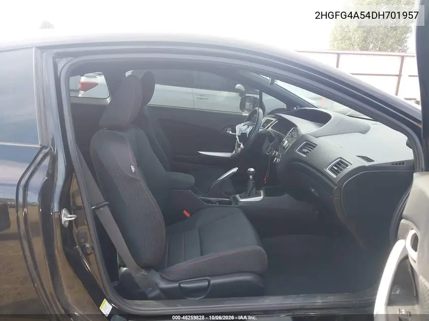 2013 HONDA CIVIC VIN 2HGFG4A54DH701957 — фото 5