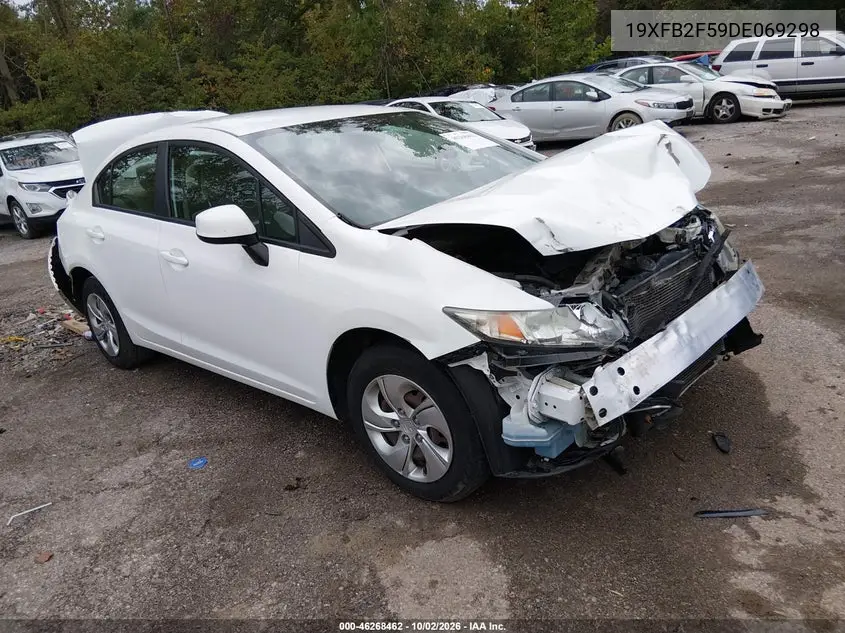 HONDA CIVIC 2013, VIN 19XFB2F59DE069298