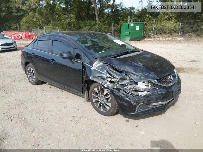 HONDA CIVIC 2013, VIN 19XFB2F8XDE038541