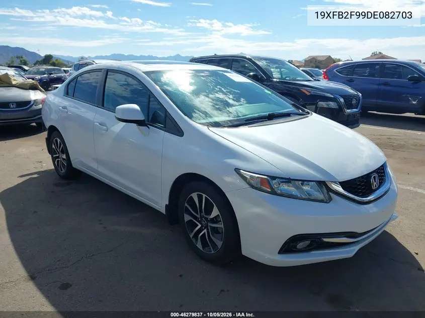 HONDA CIVIC 2013, VIN 19XFB2F99DE082703