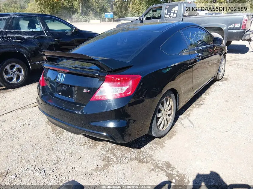 2013 HONDA CIVIC VIN 2HGFG4A56DH702589 — фото 4