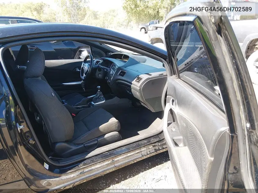 2013 HONDA CIVIC VIN 2HGFG4A56DH702589 — фото 5