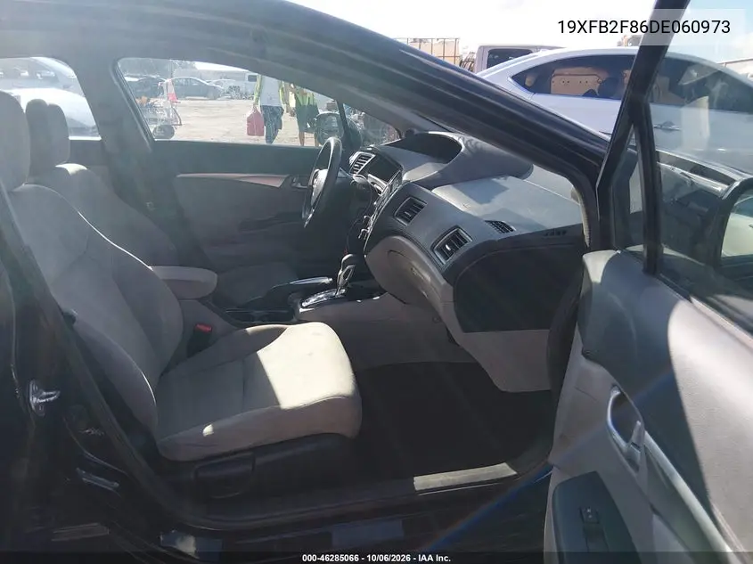 2013 HONDA CIVIC VIN 19XFB2F86DE060973 — фото 5