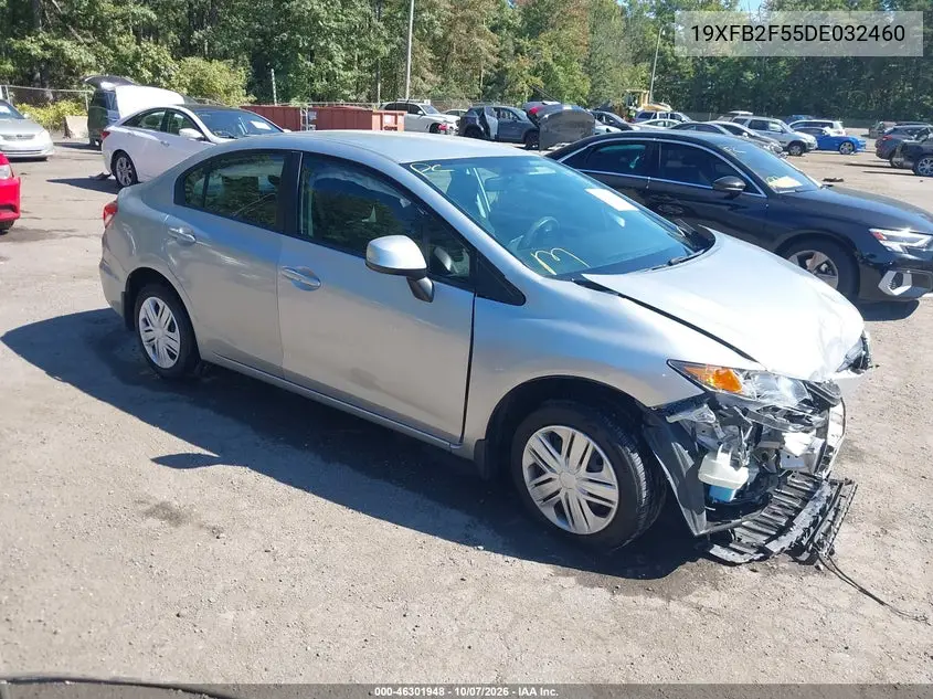 HONDA CIVIC 2013, VIN 19XFB2F55DE032460